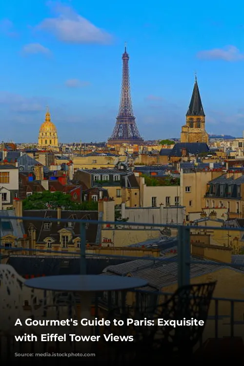 A Gourmet's Guide to Paris: Exquisite Dining with Eiffel Tower Views