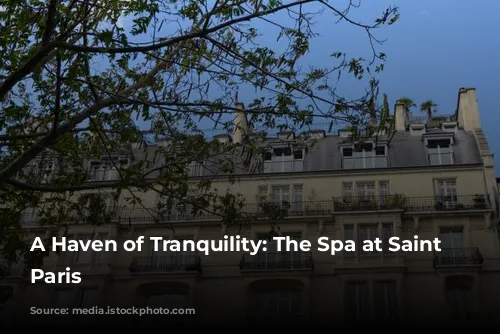 A Haven of Tranquility: The Spa at Saint James Paris