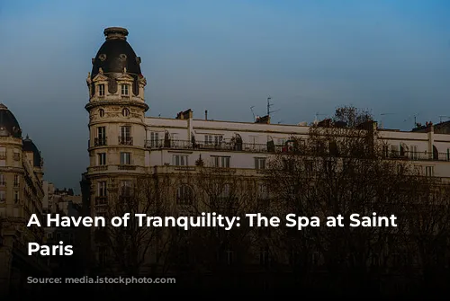 A Haven of Tranquility: The Spa at Saint James Paris