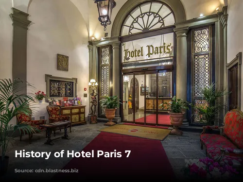 History of Hotel Paris 7