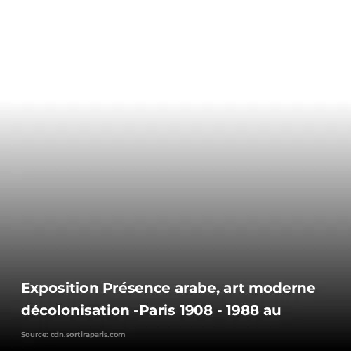 Exposition Présence arabe, art moderne et décolonisation -Paris 1908 - 1988 au Mam