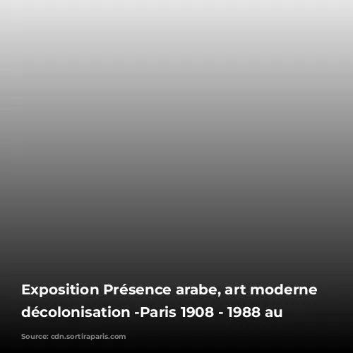 Exposition Présence arabe, art moderne et décolonisation -Paris 1908 - 1988 au Mam