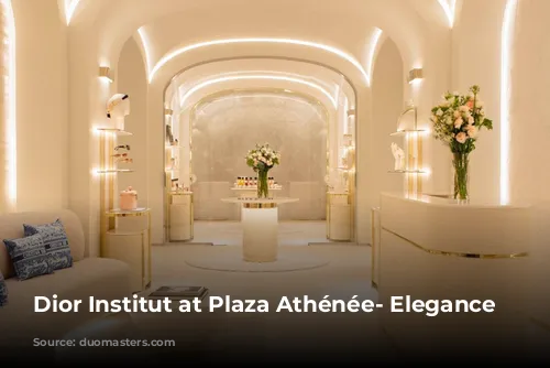 Dior Institut at Plaza Athénée- Elegance Redefined