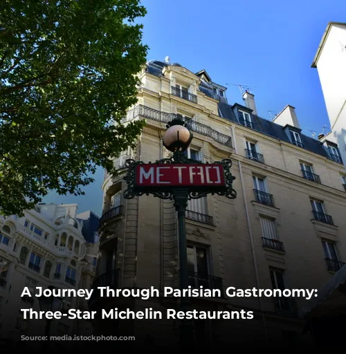 A Journey Through Parisian Gastronomy: Exploring Three-Star Michelin Restaurants