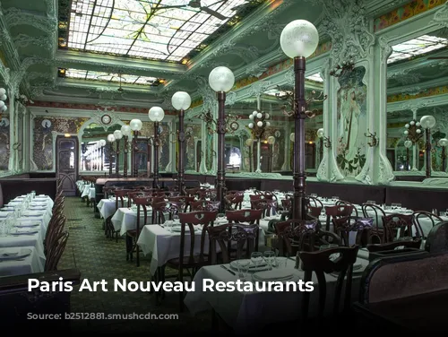 Paris Art Nouveau Restaurants