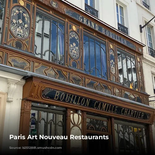 Paris Art Nouveau Restaurants