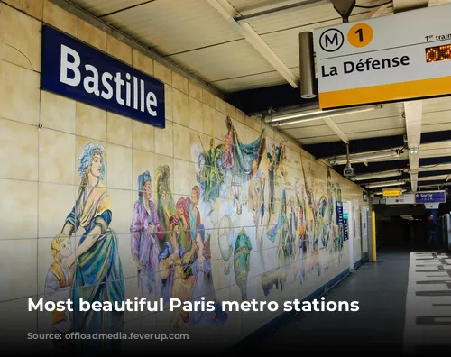 Most beautiful Paris metro stations