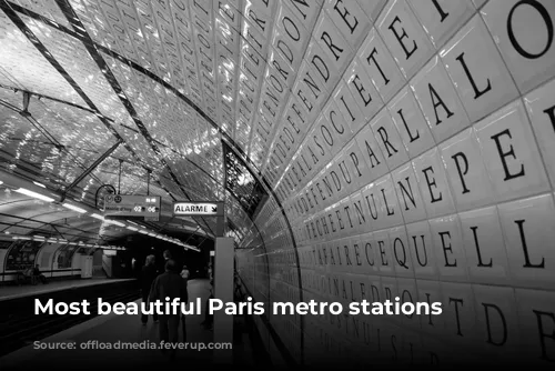 Most beautiful Paris metro stations