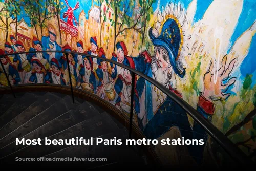 Most beautiful Paris metro stations