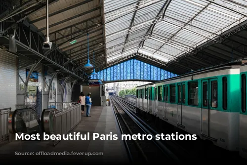 Most beautiful Paris metro stations