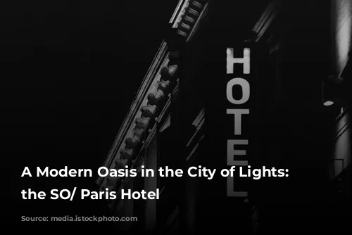 A Modern Oasis in the City of Lights: Unveiling the SO/ Paris Hotel