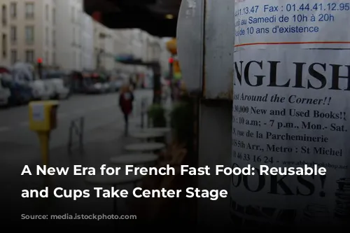 A New Era for French Fast Food: Reusable Plates and Cups Take Center Stage