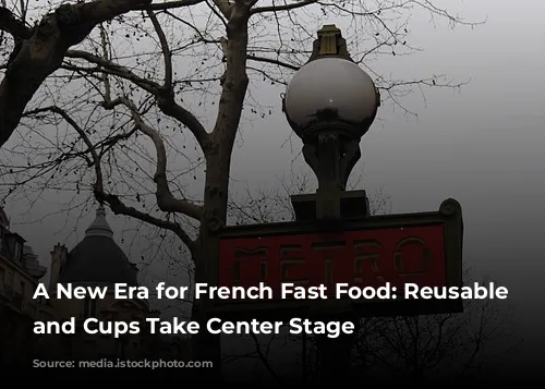 A New Era for French Fast Food: Reusable Plates and Cups Take Center Stage