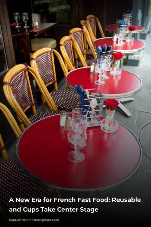 A New Era for French Fast Food: Reusable Plates and Cups Take Center Stage