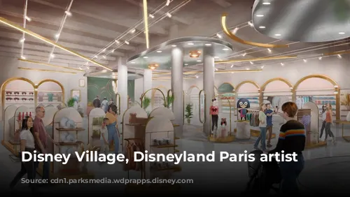 Disney Village, Disneyland Paris artist rendering