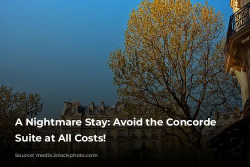 A Nightmare Stay: Avoid the Concorde Executive Suite at All Costs!