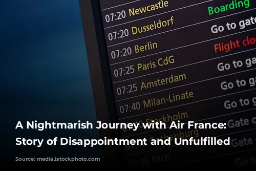 A Nightmarish Journey with Air France: A Story of Disappointment and Unfulfilled Expectations