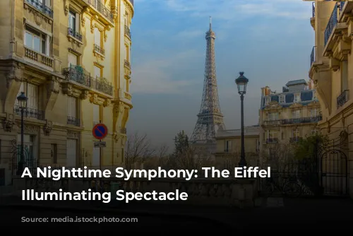 A Nighttime Symphony: The Eiffel Tower’s Illuminating Spectacle