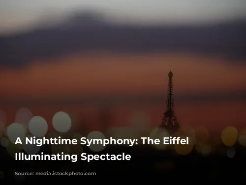 A Nighttime Symphony: The Eiffel Tower’s Illuminating Spectacle