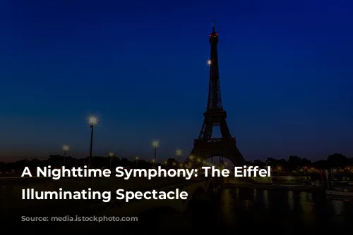 A Nighttime Symphony: The Eiffel Tower’s Illuminating Spectacle