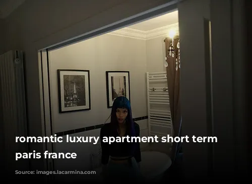 romantic luxury apartment short term rental paris france