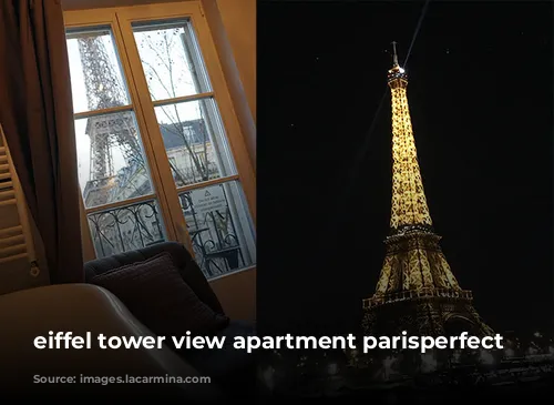 eiffel tower view apartment parisperfect