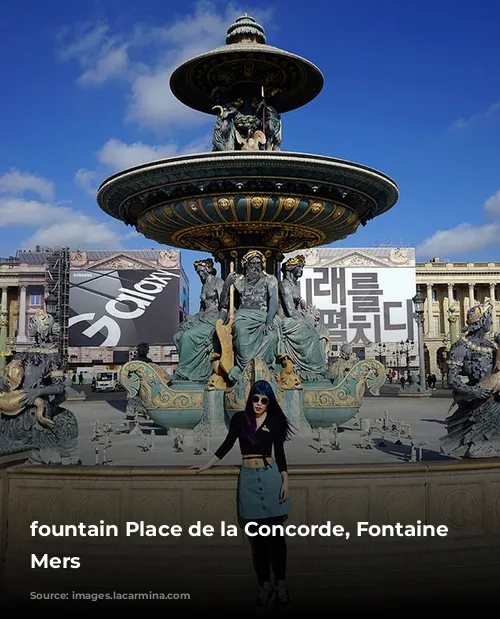 fountain Place de la Concorde, Fontaine des Mers