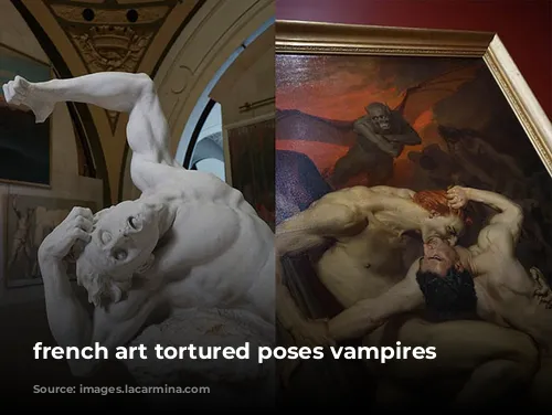 french art tortured poses vampires