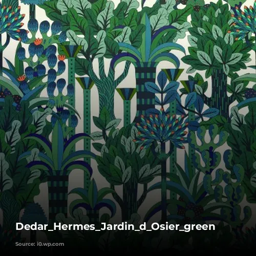 Dedar_Hermes_Jardin_d_Osier_green