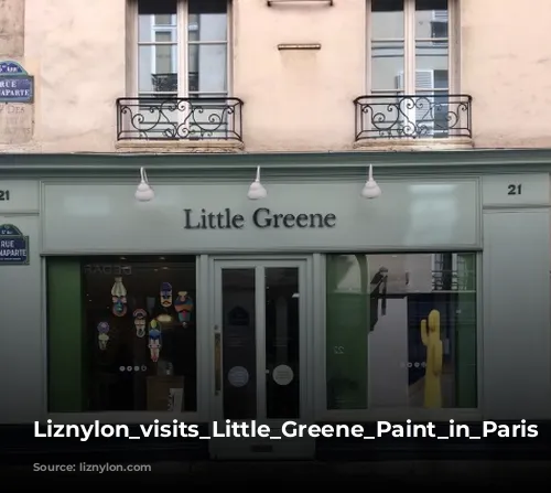 Liznylon_visits_Little_Greene_Paint_in_Paris