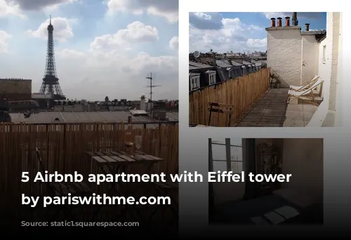 5 Airbnb apartment with Eiffel tower view by pariswithme.com 