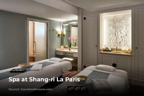 Spa at Shang-ri La Paris