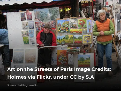 Art on the Streets of Paris Image Credits: Stewart Holmes via Flickr, under CC by S.A 2.0