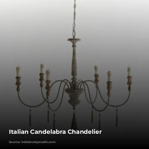 Italian Candelabra Chandelier