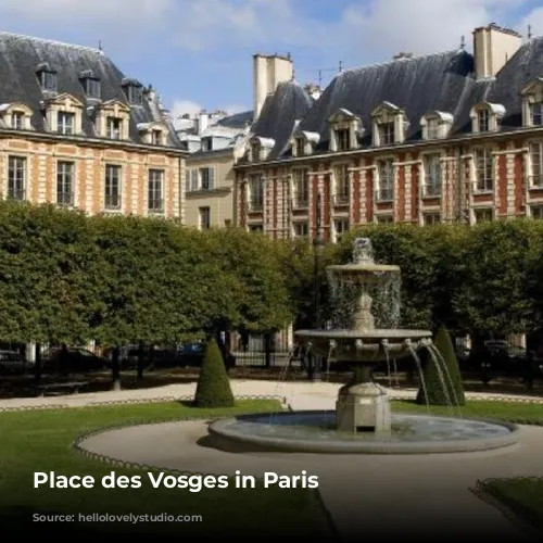 Place des Vosges in Paris