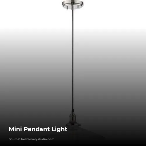 Mini Pendant Light