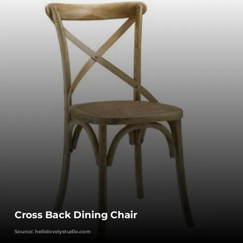 Cross Back Dining Chair