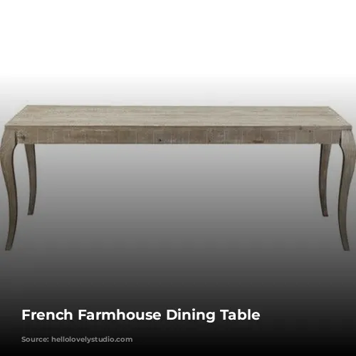 French Farmhouse Dining Table