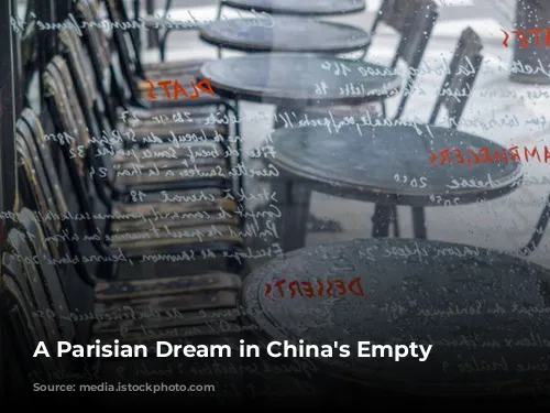 A Parisian Dream in China's Empty Suburbs