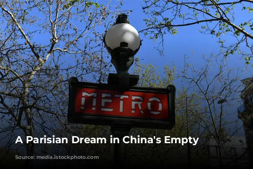 A Parisian Dream in China's Empty Suburbs