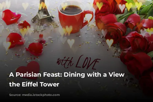 A Parisian Feast: Dining with a View of the Eiffel Tower