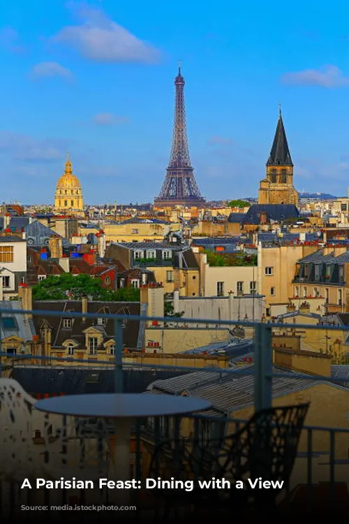 A Parisian Feast: Dining with a View