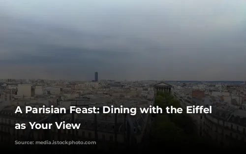 A Parisian Feast: Dining with the Eiffel Tower as Your View