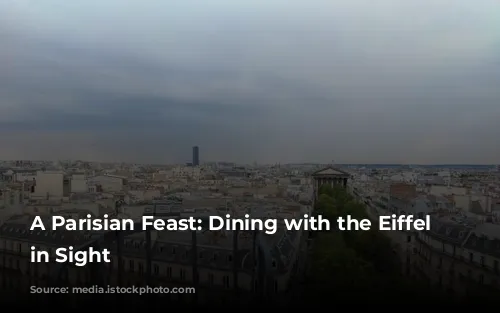 A Parisian Feast: Dining with the Eiffel Tower in Sight