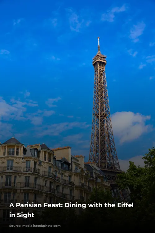 A Parisian Feast: Dining with the Eiffel Tower in Sight