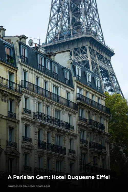 A Parisian Gem: Hotel Duquesne Eiffel