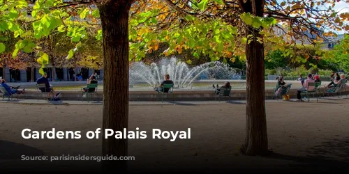 Gardens of Palais Royal