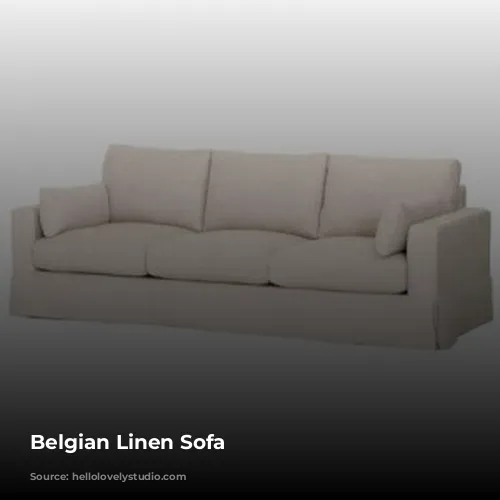 Belgian Linen Sofa