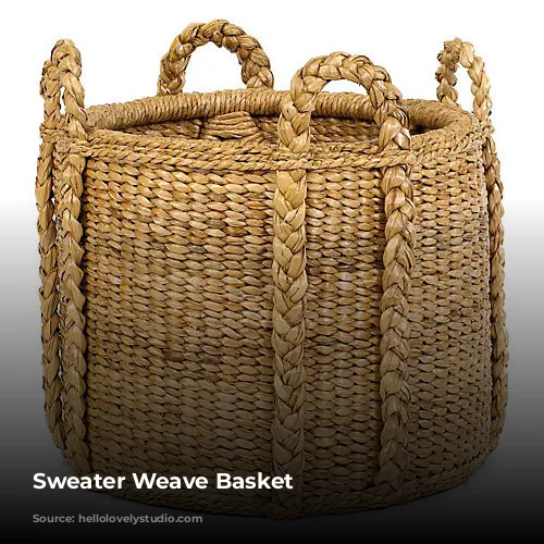 Sweater Weave Basket