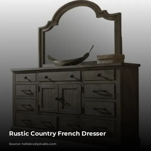 Rustic Country French Dresser